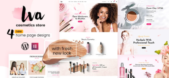 Iva beauty cosmetics shop wordpress theme
