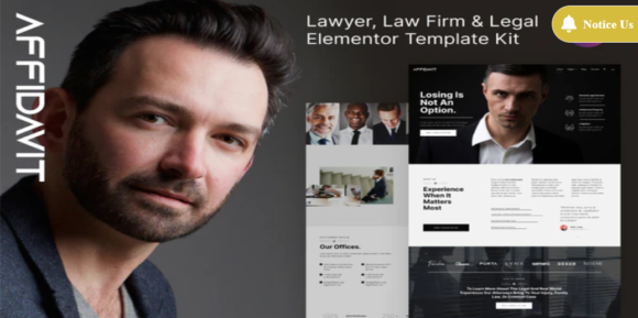 Affidavit – Lawyer & Law Firm Elementor Template Kit