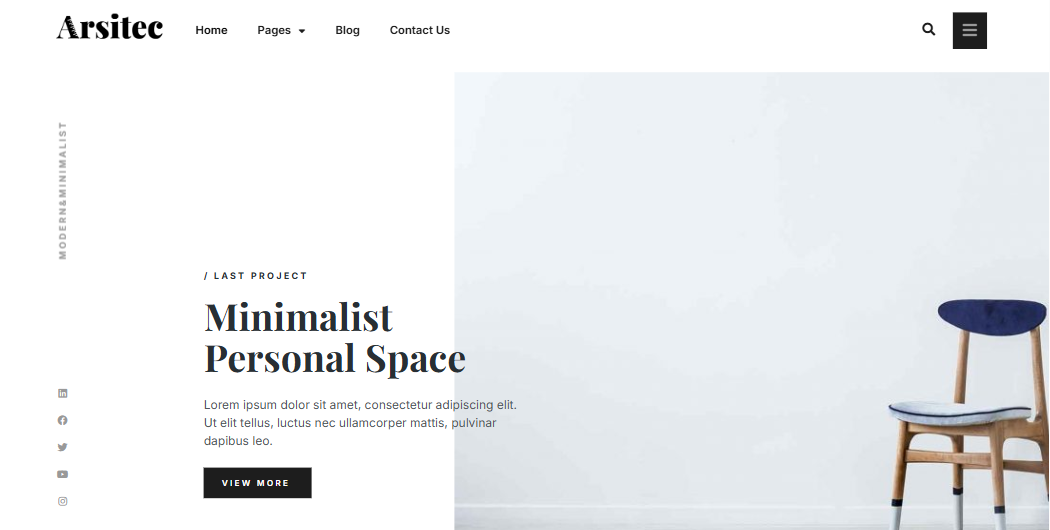 Arsitec Architecture and Interior Elementor Template Kit