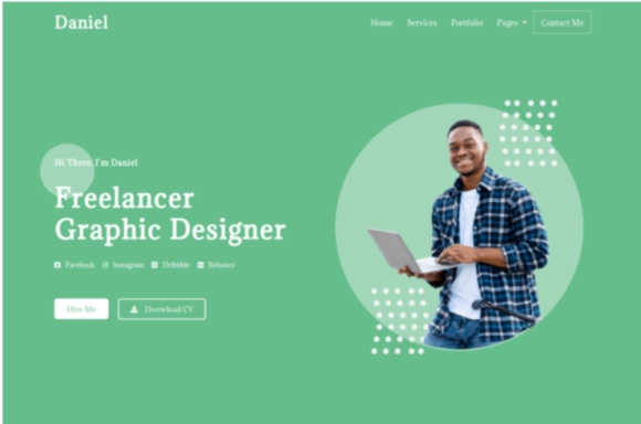 Daniel - Personal Freelancer Elementor Template Kit