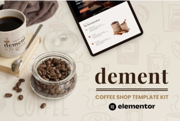 Dement - Coffee Shop Elementor Template Kit