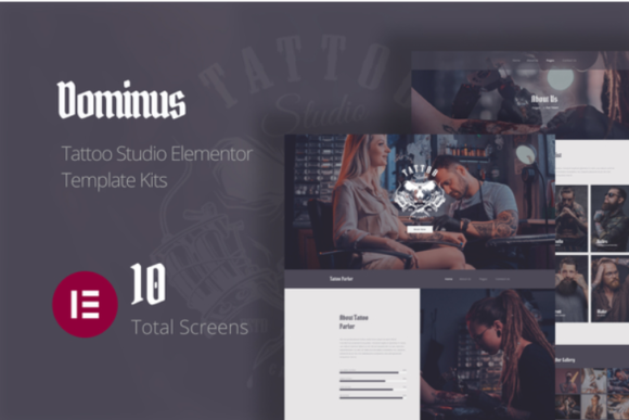 Dominus - Tattoo Studio Elementor Template Kits