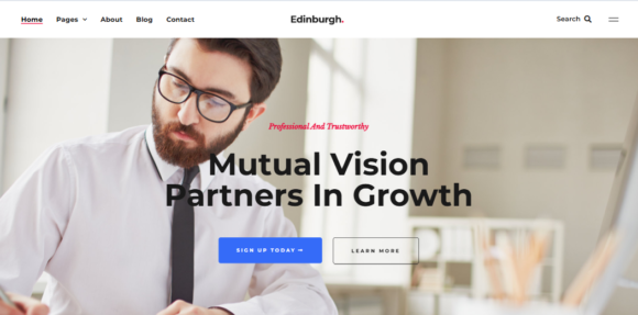 Edinburgh Multipurpose Corporate Elementor Template Kit