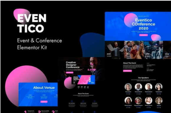 EventLive - Small Conference & Event Template Kit