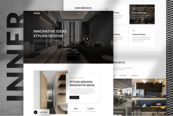 Inner – Interior Design & Architecture Template Kit