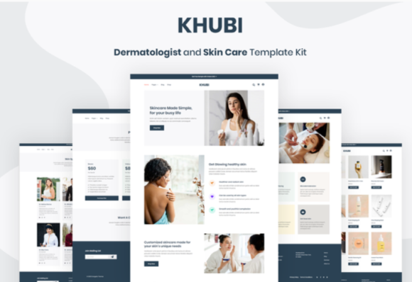 Khubi - Dermatologist & Skin Care Template Kit