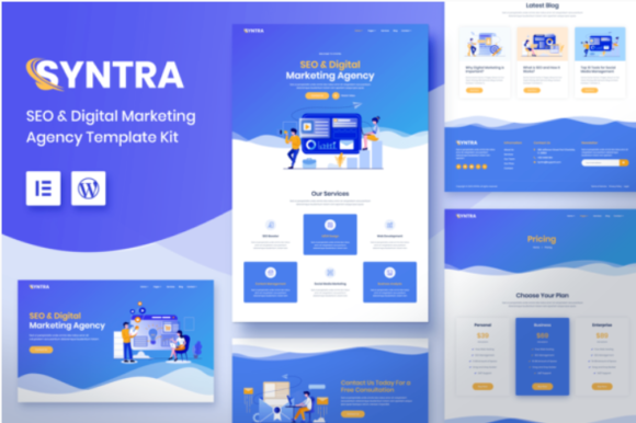 SYNTRA – SEO & Digital Marketing Agency Template Kit