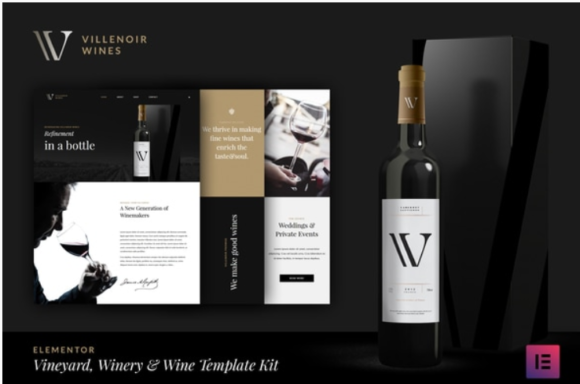 Villenoir - Wine Template Kit