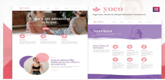 Yoco – Yoga Studio Elementor Template Kit