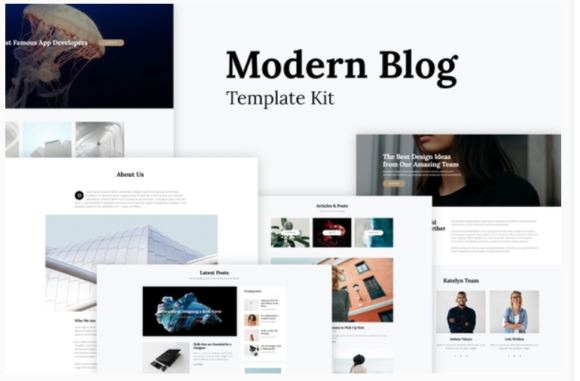 Katelyn - Modern Blog Template Kit