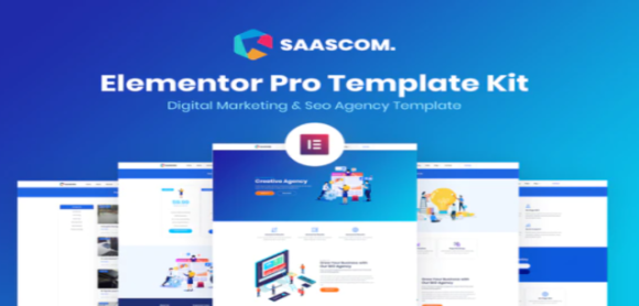 Saascom – Digital Marketing & SEO Agency Template Kit