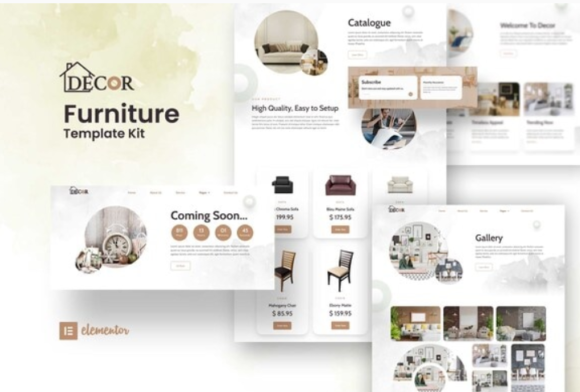 Dexor Furniture and Decor Shop Elementor Template Kit