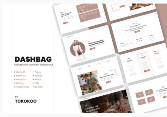 DashBag - Fashion Store Elementor Template Kit
