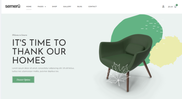 Semeru Furniture Store Elementor Template Kit