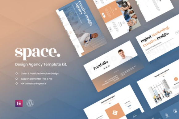 Space – Creative Agency Template Kit