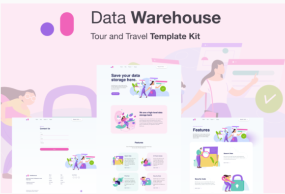 Stroranger - Data Warehouse Elementor Template Kit