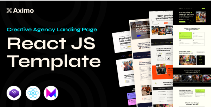 Aximo - Creative Agency React Js Template