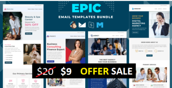 Epic - Multi-Concept Email Templates Bundle