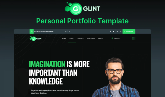 Glint - Portfolio Template