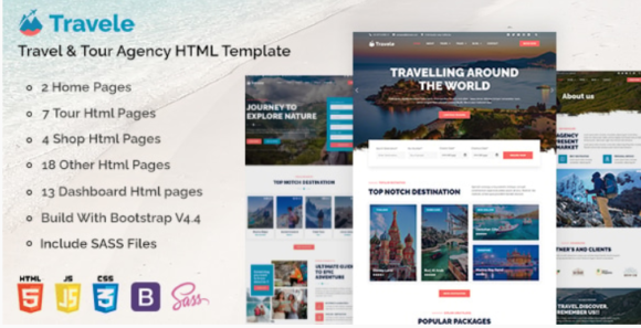 Travele – Travel & Tour Agency HTML Template