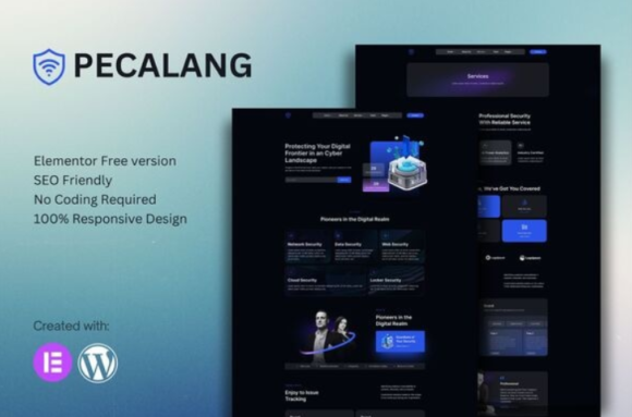 Pecalang – Cyber Security Services Elementor Template Kit