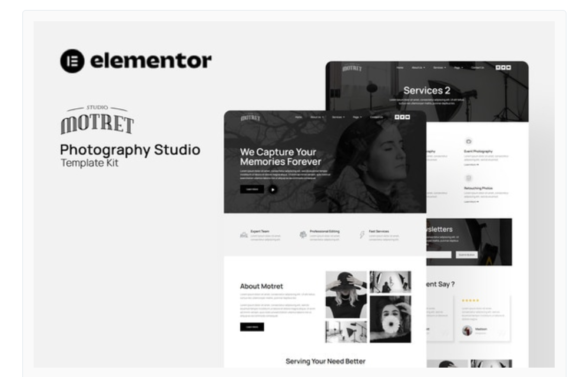Motret - Digital Marketing Elementor Template Kit