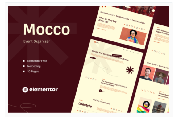 Moocoo - Event Organizer Elementor Template Kit