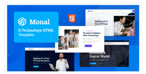 Monal - IT service HTML Template