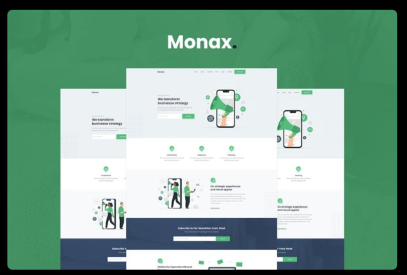 Monax – Saas & Startup Elementor Template Kit