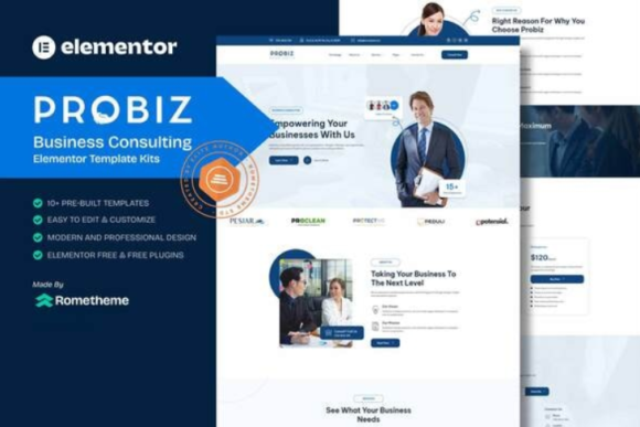 PlumbCare - Plumbing Service Elementor Template Kit