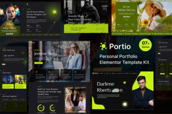 Portio - Portfolio Elementor Template Kit