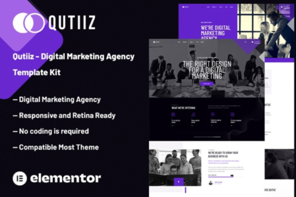 Qutiiz - Digital Marketing Agency Template Kit