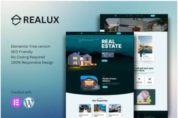 Realux - Real Estate Elementor Template Kit