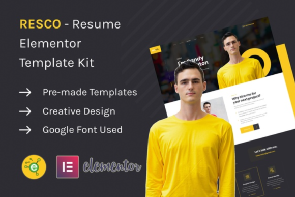 Resco - Resume Elementor Template Kit