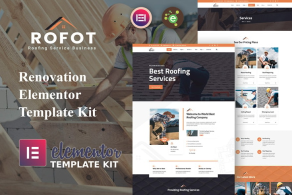 Rofot - Renovation Elementor Template Kit