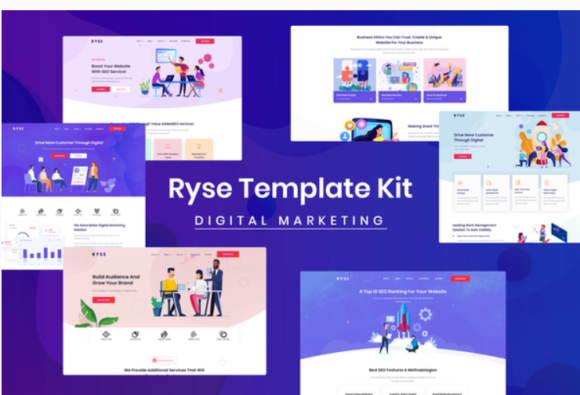 Ryse - SEO & Digital Marketing Elementor Template Kit