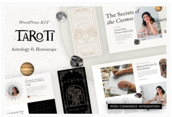 Taroti - Astrology & Horoscope Elementor Pro Template Kit