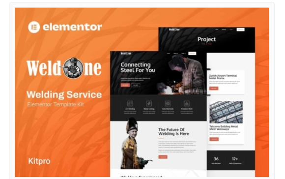 Weldone - Welding Service Elementor Template Kit