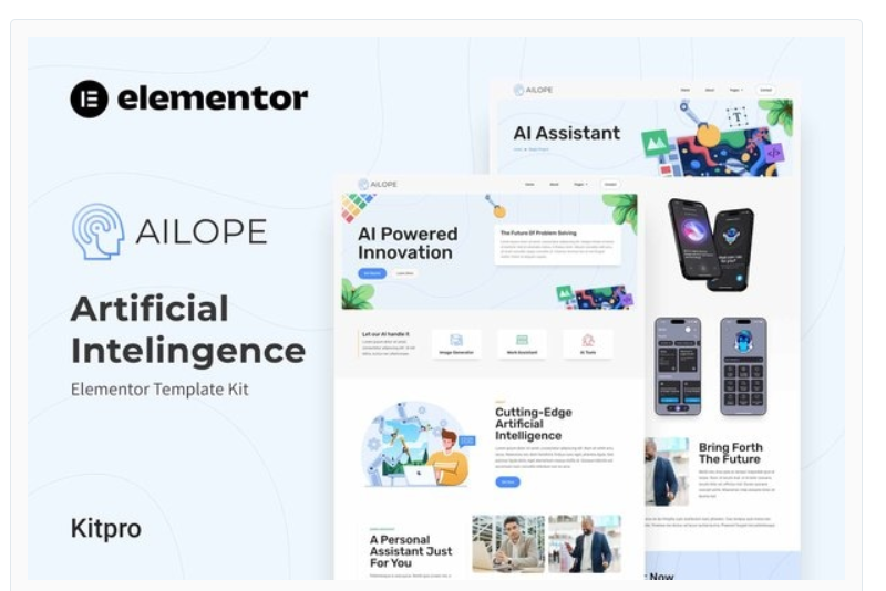 Ailope - Artificial Intelligence Elementor Template Kit