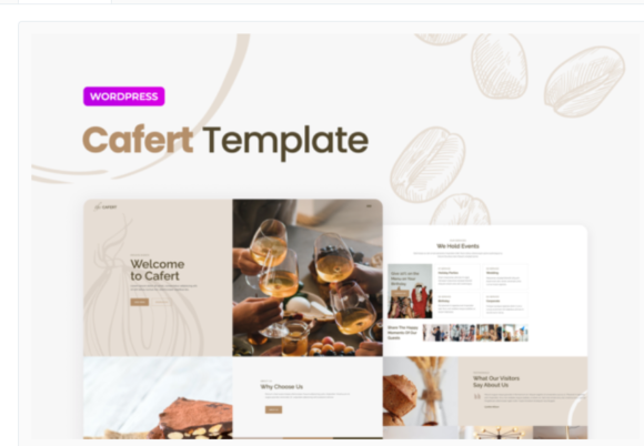 Cafert – Cafe and Restaurant Elementor Template Kit