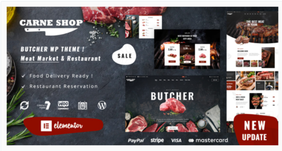 Carne - Butcher & Meat Restaurant WordPress Theme
