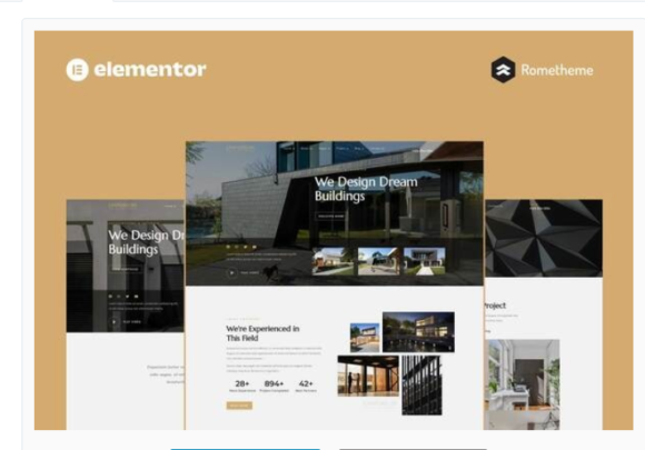 Emporium - Architecture & Interior Elementor Pro Full Site Template Kit