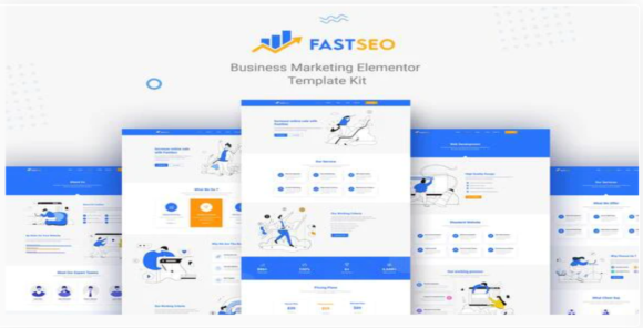 FastSEO – Business Marketing Elementor Template Kit