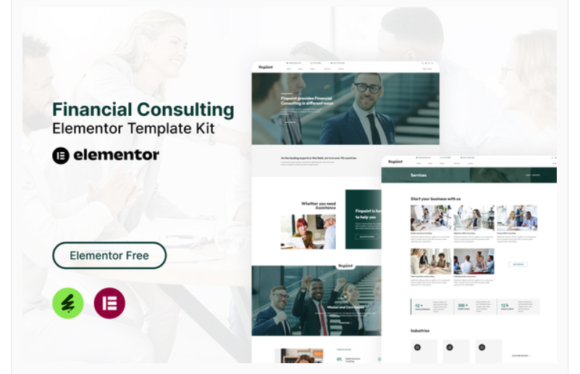 Finpoint - Financial Consulting Elementor Template Kit