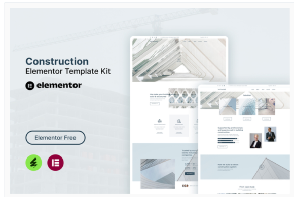 FourWall - Construction Elementor Template Kit