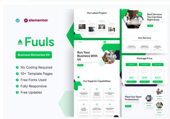 Fuuls - Business Elementor Pro Template Kit