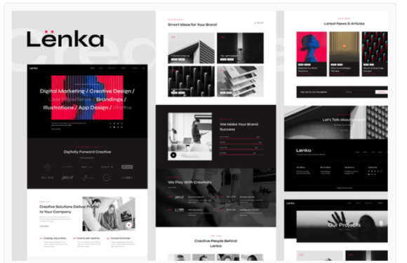 Lenka - Creative Digital Agency Elementor Template Kit