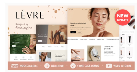 Levre — Beauty Cosmetics Shop WordPress