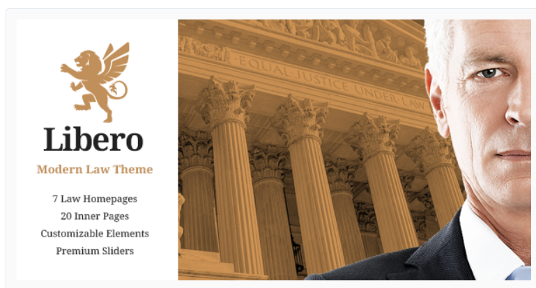 Libero - Lawyer and Law Firm Theme