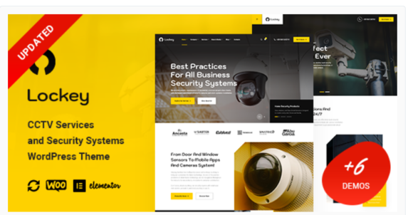 Lockey - CCTV and Security Systems WordPress Theme